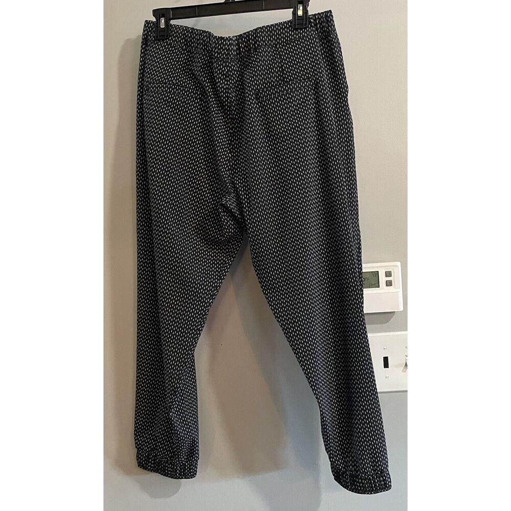Albion Pants Jetsetter Jogger Zipper Ankle Stretch Rain Print Womens Large - Picture 2 of 11